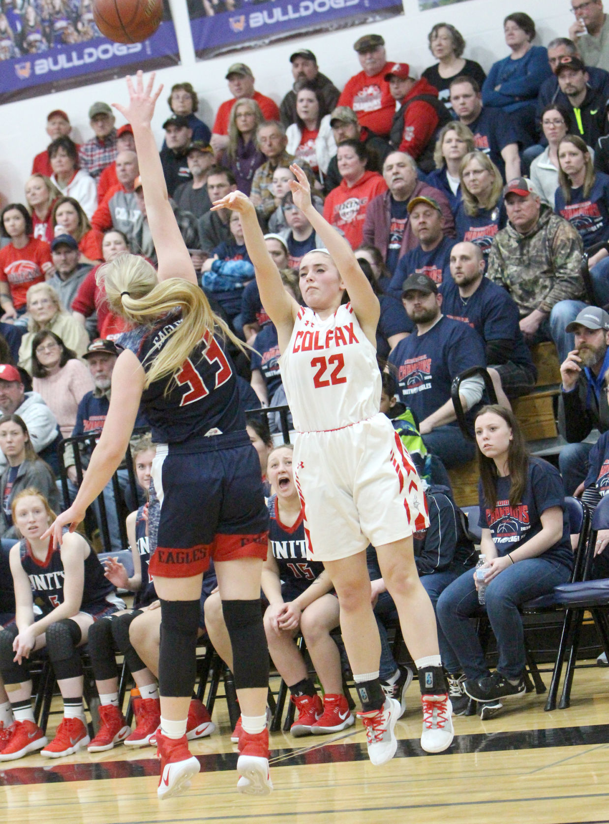 Colfax girls basketball vs Unity at Chetek-Weyerhaeuser 3-5-20